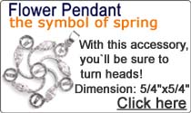Large Flower Shaped Pendant Setting Large Flower Shaped Pendant Setting