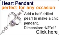 Hollow Heart Designer Pendant Setting Hollow Heart Designer Pendant Setting