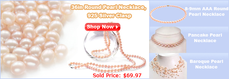 pink pearl necklace