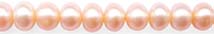 pink button pearl strand