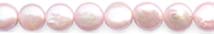 pink coin pearl strand