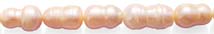 pink peanut pearl strand