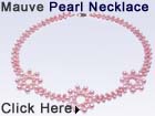 3-flower pearl necklace