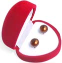 chocolate pearl earrings chocolate pearl earrings