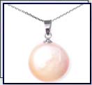coin pearl pendant coin pearl pendant