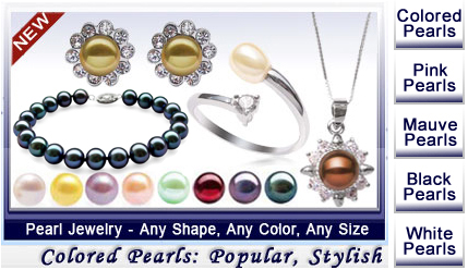 colored pearl jewelry colored pearl jewelry
