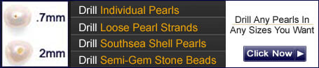 drill pearls in any sizes