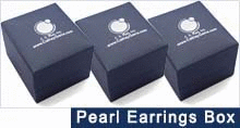 pearl earrings and earring boxes