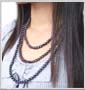 black pearl necklace