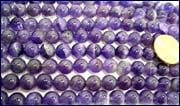 purple crystal beads