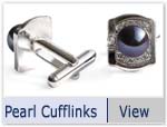 freshwater pearl cufflinks