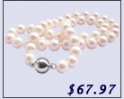 pearl necklace, magnetic clasp