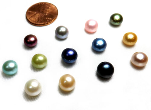 7mm various Colored Pearls
