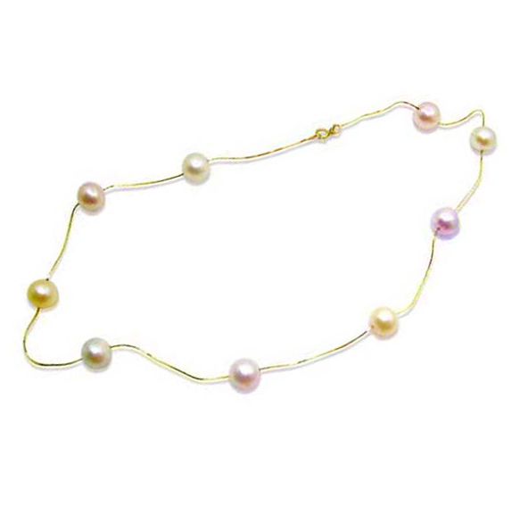 Pearl Tin Cup Necklace - 6 For Sale on 1stDibs | tin cup pearl necklace  white gold, tin cup pearl necklace yellow gold, japanese akoya pearl tincup  necklace