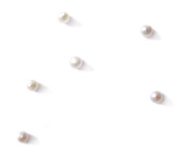 2.5-3mm Loose White Round AA+ Pearl Undrilled or Half Drilled