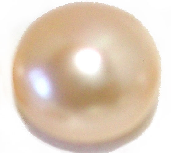 Large 14 15mm Aa Loose Button Pearl Half Drilled