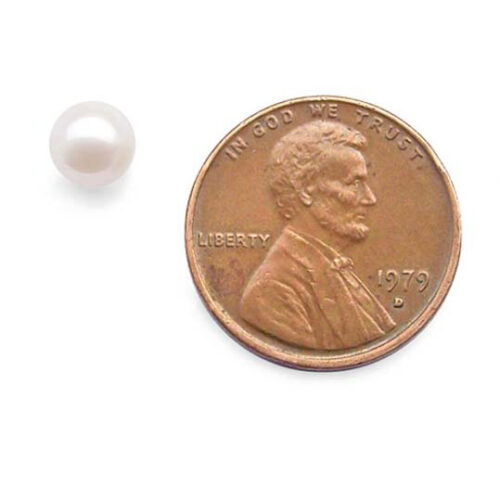 5.5-6mm Individual AAA Round Pearl Undrilled or Half-drilled