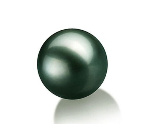 10-10.5mm Round High Quality Tahitian Green Loose Pearl