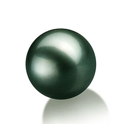 10-10.5mm Round High Quality Tahitian Green Loose Pearl