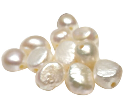 White Colored Loose Baroque Individual Pearl