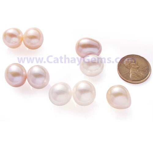 5-7mm Loose Drop Pearls Undrilled or Half-drilled