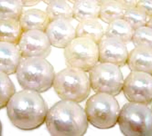 White 13mm Loose AA+ Mabe Pearls, Undrilled, Half-Drilled or Fully Drilled