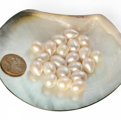 Whtie Drop Pearls