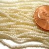 White 1-2mm Tiny Seed Pearl Strand