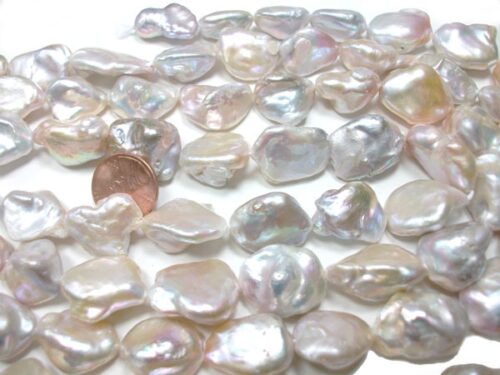Multi-Colored 15-20mm Huge Baroque Pearls Strand