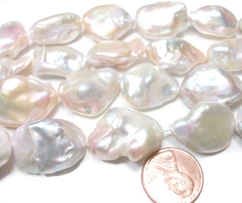 Multi-Colored 15-20mm Huge Baroque Pearls Strand