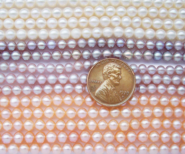 5 strand pearl w pink