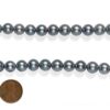 Black 10-11mm Round AA+ Pearls on Temporary Strand