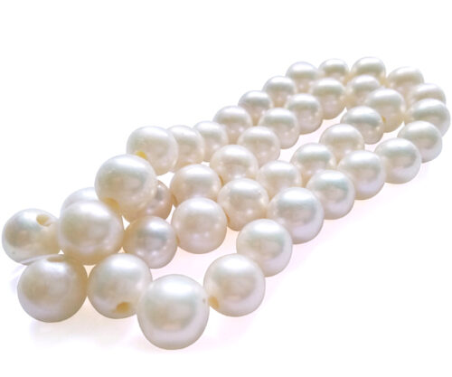 White 10-11mm Round Pearl Strand