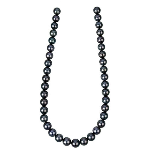 10-11mm Truly Round Authentic Tahitian Pearl Necklace High Quality
