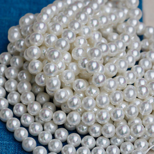 southsea shell pearl strands at 8mm