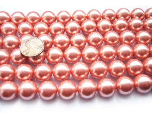 Pink 14mm Southsea Shell Pearl Strands