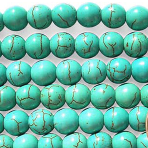 8mm Green Turquoise Beads