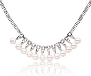 thumbnail image 2 of Handmade 18" Natural South Sea Pearl Necklace - 11-10mm Black Baroque Pearls With 14k Yellow Gold Clasp 2 of 4