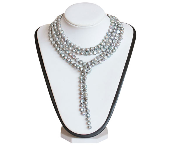 6mm Oval Baroque Pearl Rope Necklace – Gump's