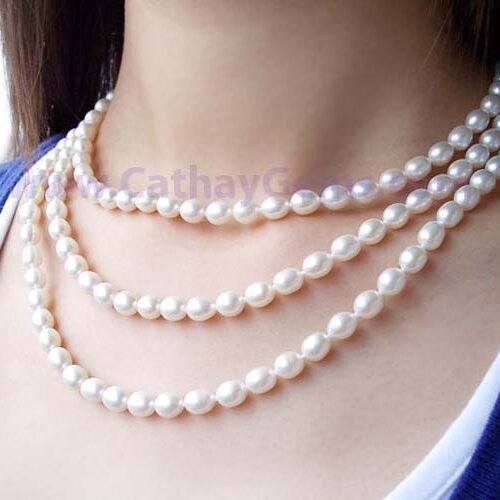 Rice Pearl Necklace