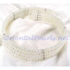 Princess Diana Striking 4 Row 5-6mm Pearl Collar Necklace
