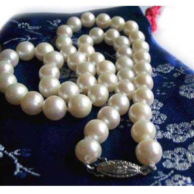8-8.5mm AAA Gem Quality Pearl Necklace 14k Gold 4 Colors of Pearls NLS10852b 400x400