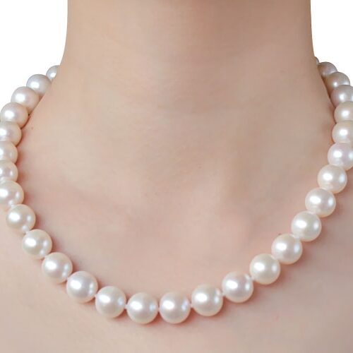 12-13mm Huge White Pearl Necklace