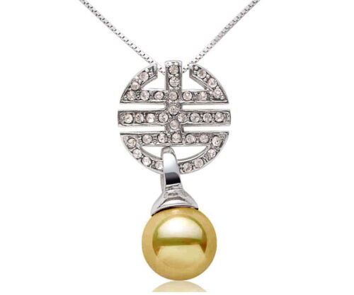 Champagne 10mm SSS Pearl Pendant