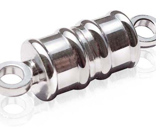 18K WG Column Shaped Magnetic Clasp