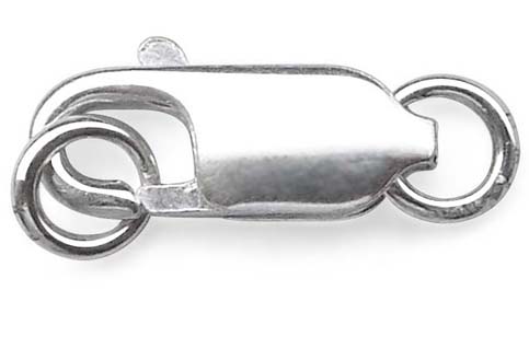 925 Sterling Silver Lobster claw pearl  Clasp