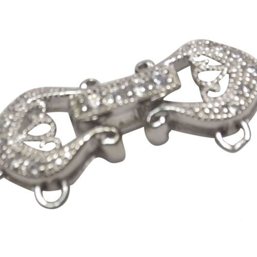 Pearl Diamond 3-row Clasp