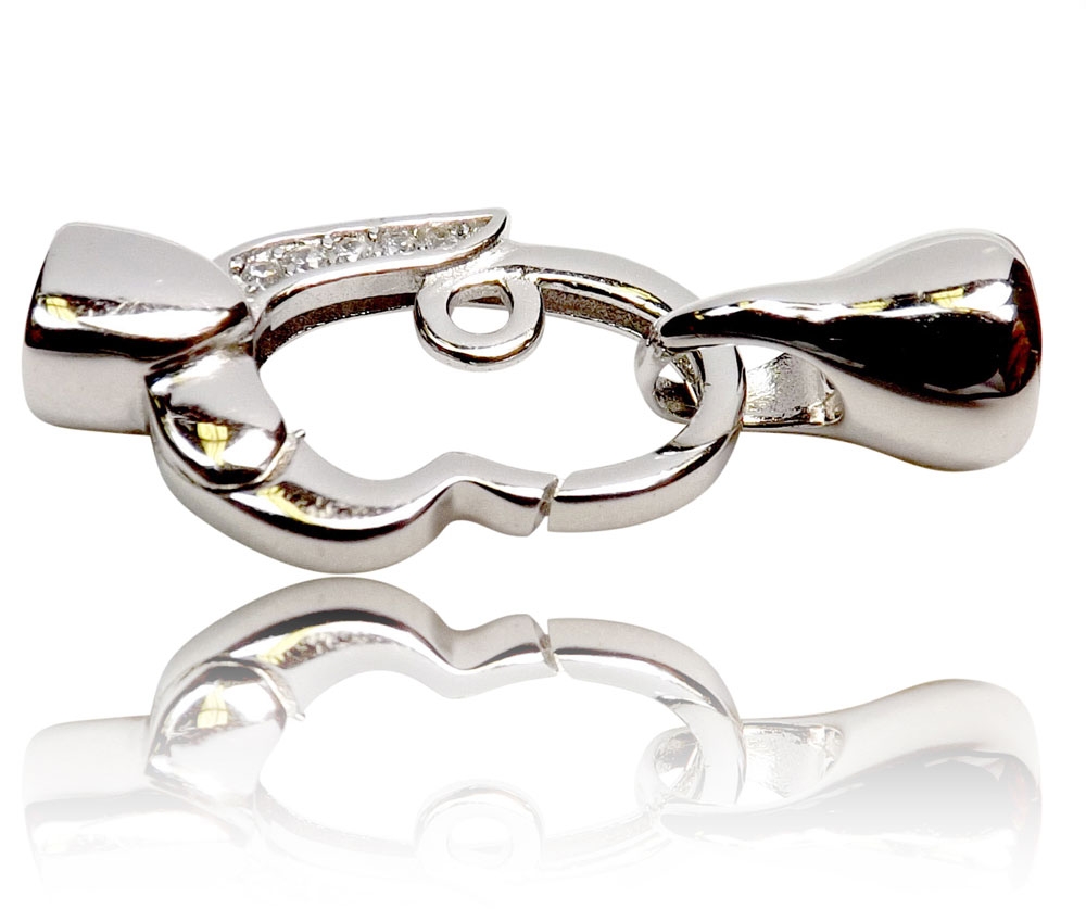 Silver Lobster Claw Clasps for Jewelry Making Large » Base Metal