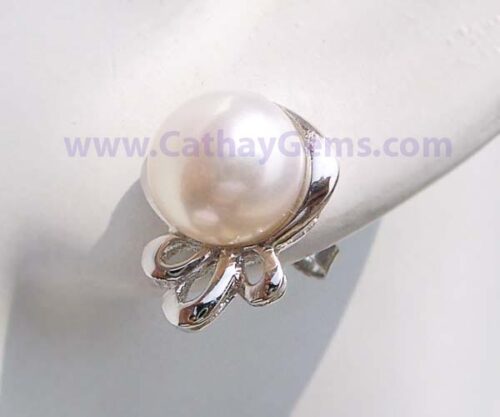 7-8mm Half-Drilled AA Quality Button Pearl in All Colored Pearls