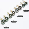 tahitian pearl stud earrings